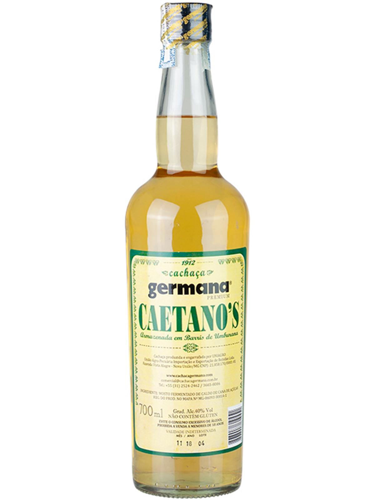 Germana Caetanos Cachaca 700ml